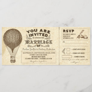 convites para casamento de tipografia de vintagem