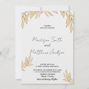 Convites para Casamento de Trigo