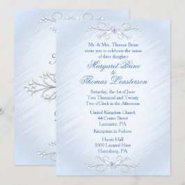 Convites para Casamento de Vinhas Azuis