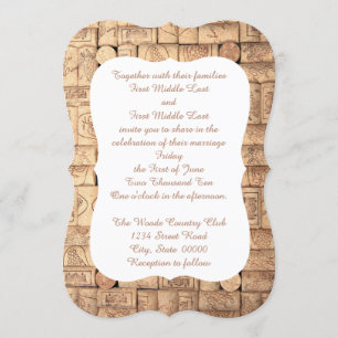 Convites para Casamento de Vinho
