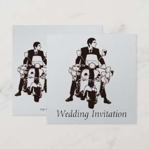 Convites para Casamento do Patinete de 60