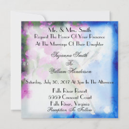 Convites para Casamento Elegante De Jardim Humming