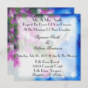 Convites para Casamento Elegante De Jardim Humming