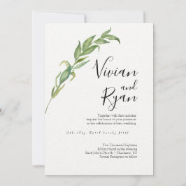 Convites para Casamento Elegante Laurel