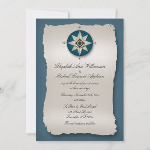 Convites para Casamento em Combata Azul