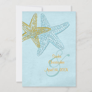 Convites para Casamento em Praia Vintage