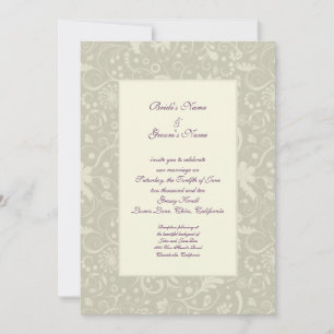 Convites para Casamento Floral Simples e Elegante