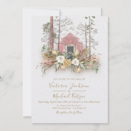Convites para Casamento Florestal de Woodland Barn