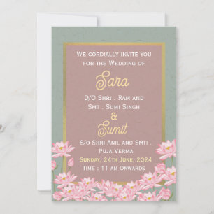 Convites para Casamento Indiano