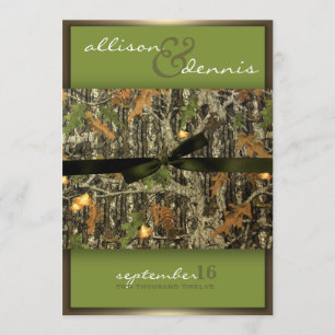 Convites para Casamento Lavish Camo