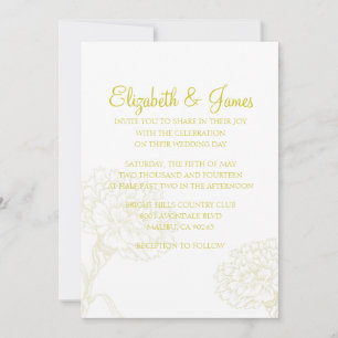 Convites para Casamento Moderno e Luxuoso Personal