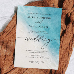 Convites para Casamento Náutico na Praia de Verã