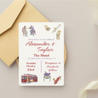 Convites para Casamento New Orleans LA