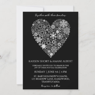 convites para casamento no inverno da neve