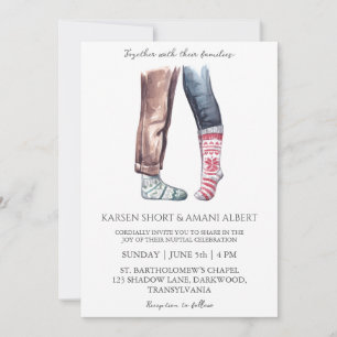 convites para casamento no inverno da neve