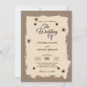 convites para casamento ocidental
