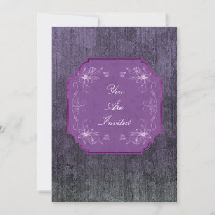 Convites para Casamento Roxo de Rico