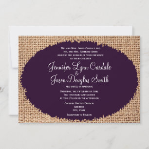 Convites Para Casamento Roxo De Rupos Em Rupa Do P