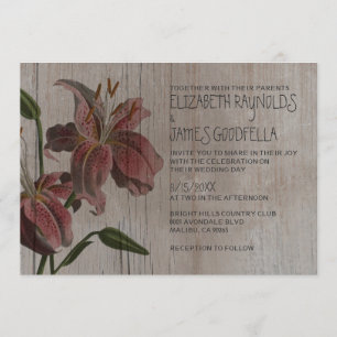 Convites para Casamento Russo de Lily Oriental