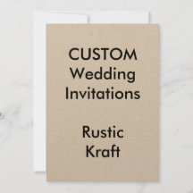 Convites para Casamento RUSTIC Personalizados do K