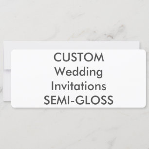 Convites para casamento SEMI-GLOSS 110 lb 9,25" x