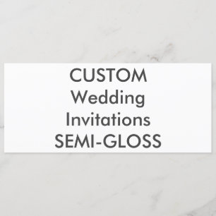 Convites para casamento SEMI-GLOSS 110 lb 9,25" x