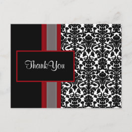 Convites para Casamento tema damasco Preto Branco