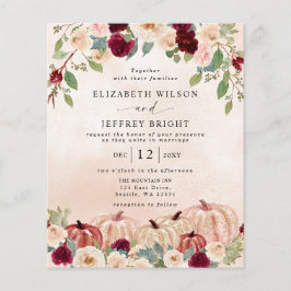 Convites para Casamentos outono do País para Abóbo