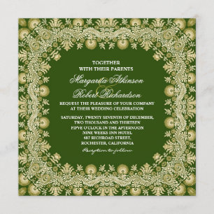 convites para casamentos tema damasco elegantes