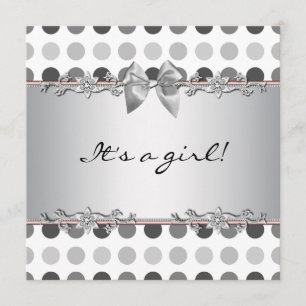 Convites para Chá de bolinhas para bebês