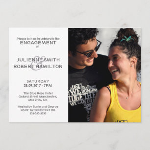 Convites para Chá de casamento de Noivados de Fot