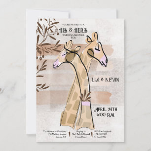 Convites para Chás de casamento