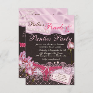 Convites para Chás de Lingerie