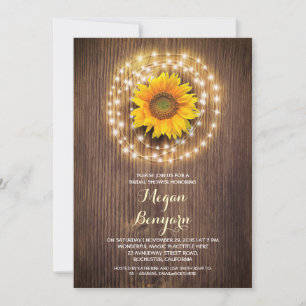 convites para chás de panela de girassol na região