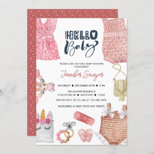 Convites para Chás para chás de fraldas para bebês