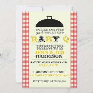 Convites para Chuveiro BaBy Q