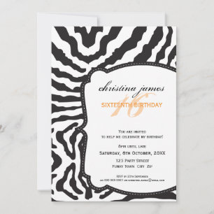 CONVITES PARA EVENTO ESPECIAL :: superb zebra 3P
