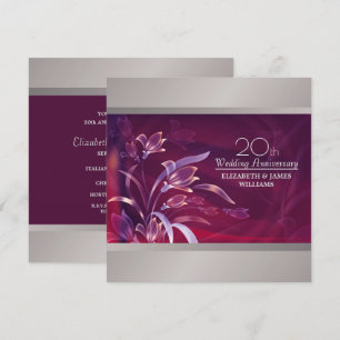 Convites para Festa de 20 Anos de Casamento