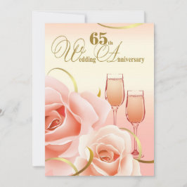 Convites para Festa de 65º Aniversário de Casament