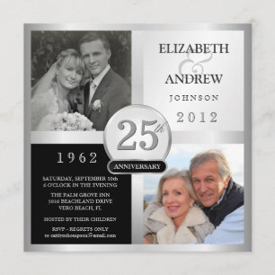 Convites para Festa de Aniversário de 25 Anos - 2 