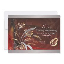 Convites para Festa de Aniversário de 70 Anos de C