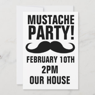 CONVITES PARA FESTA DE BIGODE
