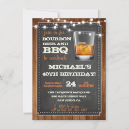 Convites para Festa de Cerveja Bourbon e Churrasco