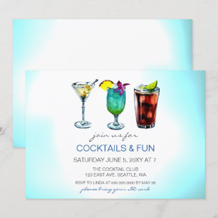 Convites para festa de Cocktail