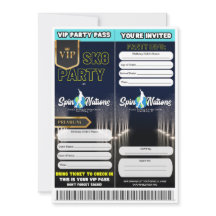 Convites para Festa de Patinação VIP