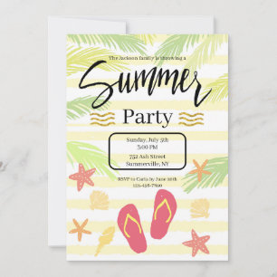 Convites para Festa de Verão