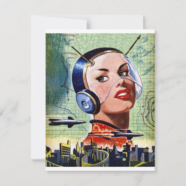 Convites para Ficção Científica Retroativa (Frente)