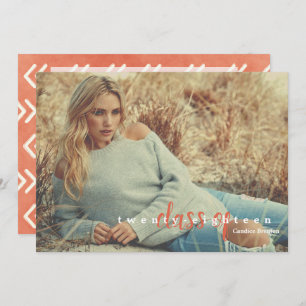 Convites para Formandos de Seta Laranja Queimada M