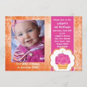 Convites para Fotografias de Cupcake