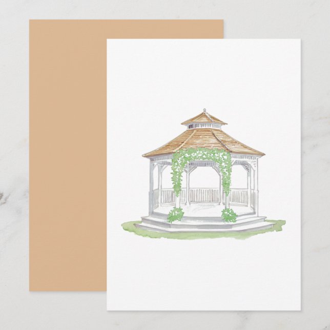 Convites para Gazebo (Frente/Verso)